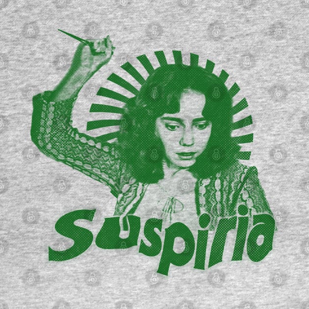 Suspiria - horror film green solid style (exclusive art) by Loreatees